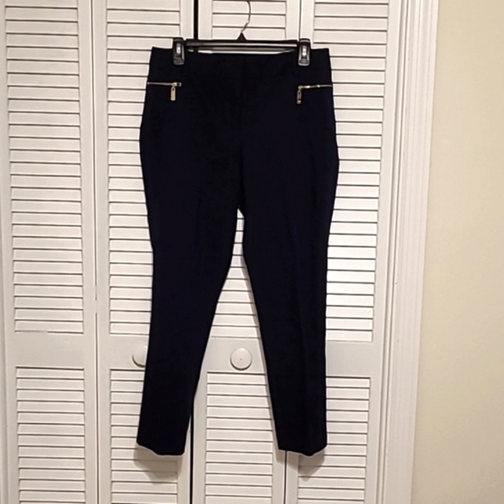 CHAUS New York Women's 8 Dena Navy Pants
